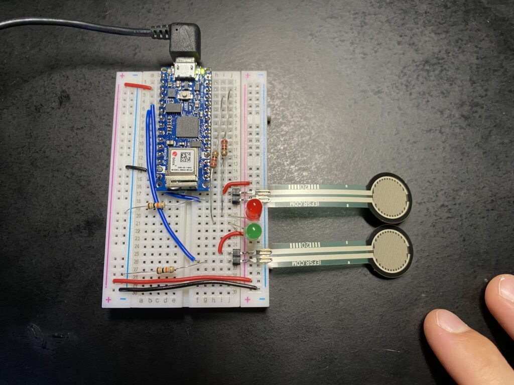 Improved code allows LEDs to turn off completely when sensors not touched